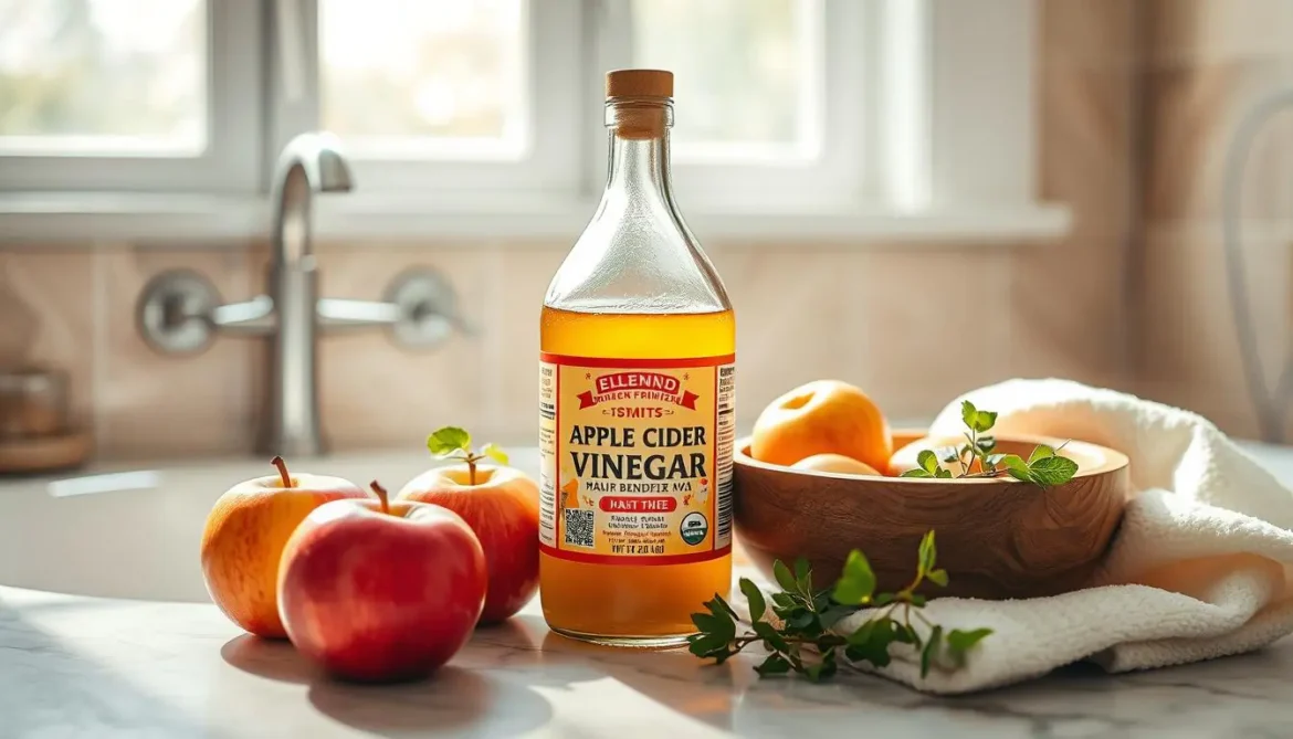 apple cider vinegar hair rinse