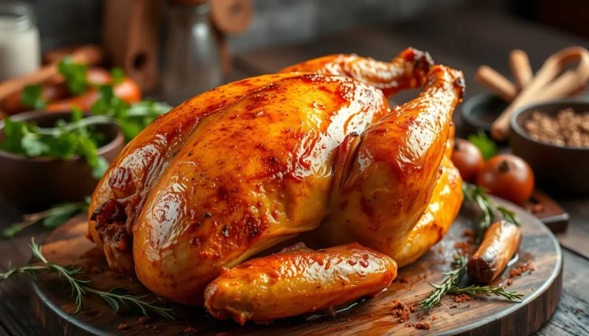 rotisserie chicken calories